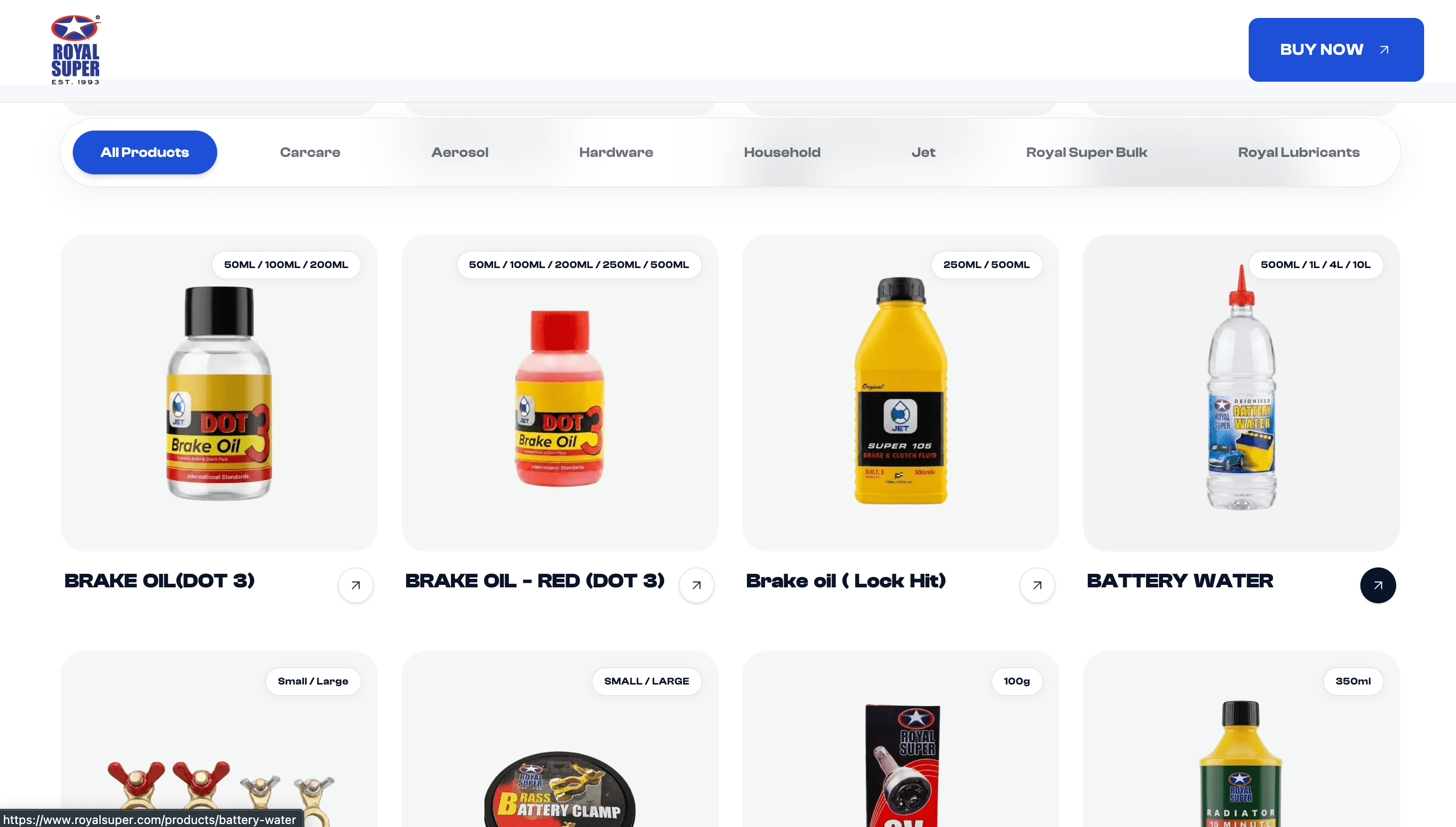 Royal Super website preview